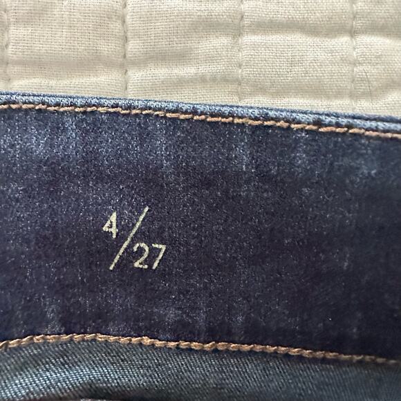 Liverpool Jeans Womens 4/27 Denim Legging Mid Rise Stretch Pull On Dark Wash - Picture 7 of 15